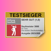 'Saufmeister 3000' Testsieger Sticker | Malle Party JGA | 50er Pack - Festivalstickers