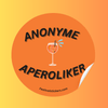 Anonyme Aperoliker Sticker Aufkleber