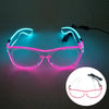 Sonnenbrille LED Glow in the Dark ~ 400 PS - Festivalstickers